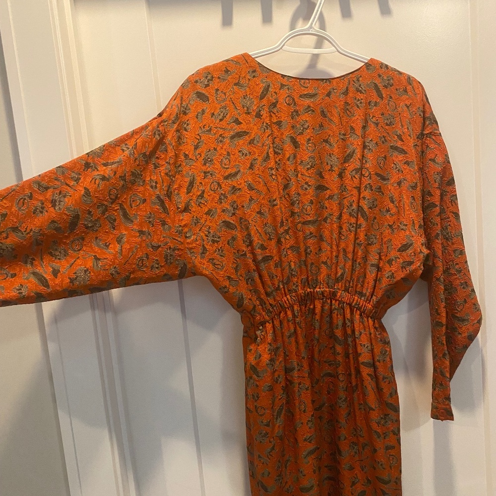 Vintage BlousonTextured Dress